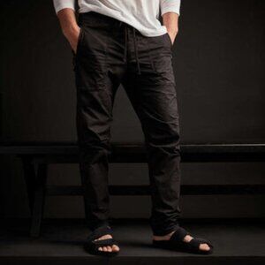 James Perse Stretch Poplin Zip Pocket Pant - Black Size 1 (32)